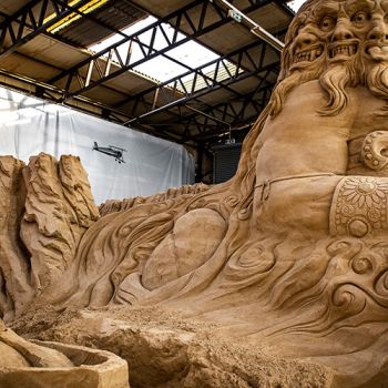 Sandskulpturen-Ausstellung-Travemünde-2020---Märchenwelt-(6)